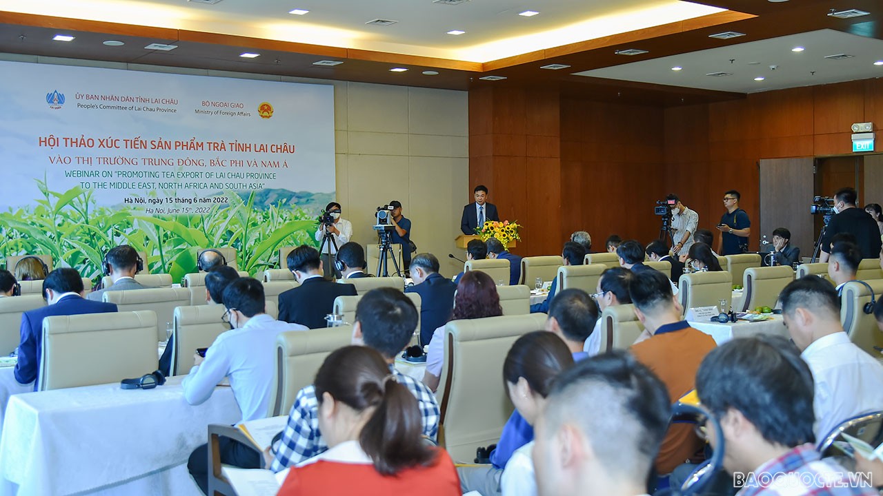 Kết nối nhằm xuất khẩu trà của Lai Châu vào thị trường Trung Đông, Bắc Phi và Nam Á