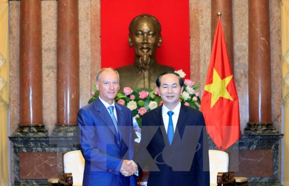 Chủ tịch nước tiếp Thư ký Hội đồng An ninh Liên bang Nga