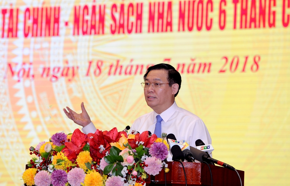 6 tháng, thu ngân sách tăng 14,3% so với cùng kỳ năm 2017