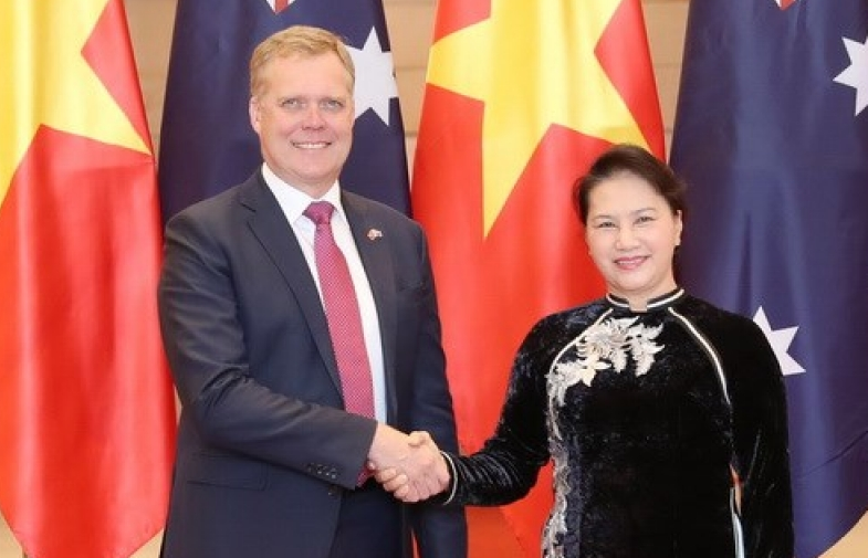 Chủ tịch Quốc hội Nguyễn Thị Kim Ngân hội đàm Chủ tịch Hạ viện Australia