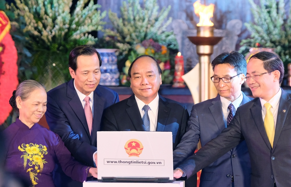 Khai trương Cổng thông tin điện tử về liệt sĩ, mộ liệt sĩ và nghĩa trang liệt sĩ