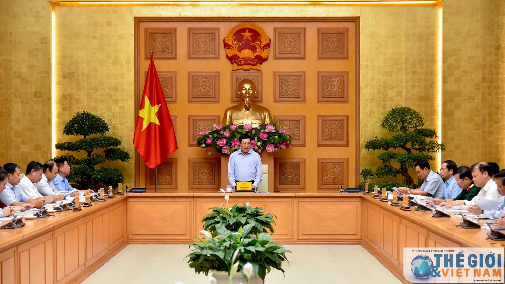 Ngày 8/7/2020, Phó Thủ tướng, Bộ trưởng Ngoại giao Phạm Bình Minh chủ trì họp Ban Chỉ đạo liên ngành về Hội nhập quốc tế trong lĩnh vực chính trị - an ninh - quốc phòng. (Ảnh: Tuấn Anh) ngay 872020 pho thu tuong bo truong ngoai giao pham binh minh chu tri hop ban chi dao lien nganh ve hoi nhap quoc te trong linh vuc chinh tri an ninh quoc phong anh tuan anh 2