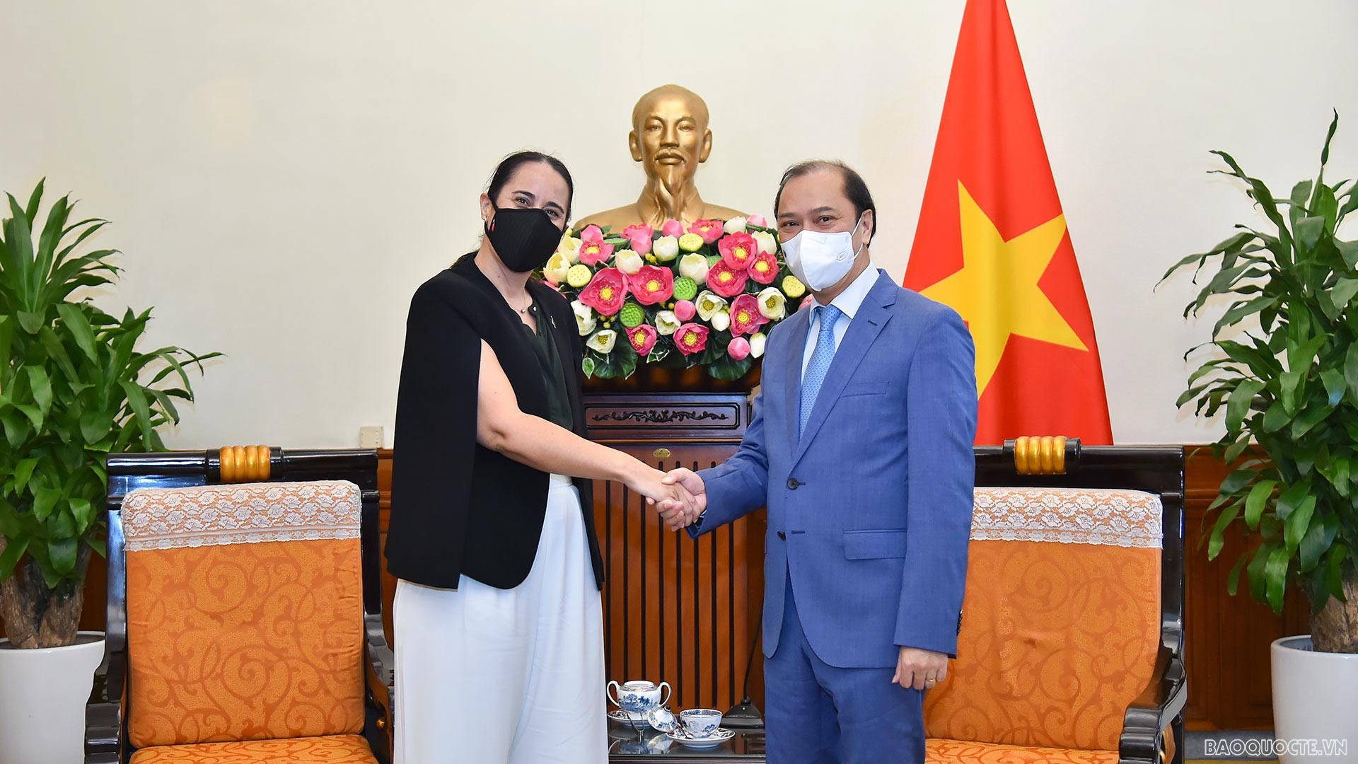 Thứ trưởng Ngoại giao Nguyễn Quốc Dũng tiếp Đại sứ New Zealand tại Việt Nam chào xã giao Thứ trưởng Ngoại giao Nguyễn Quốc Dũng tiếp Đại sứ New Zealand tại Việt Nam chào xã giao