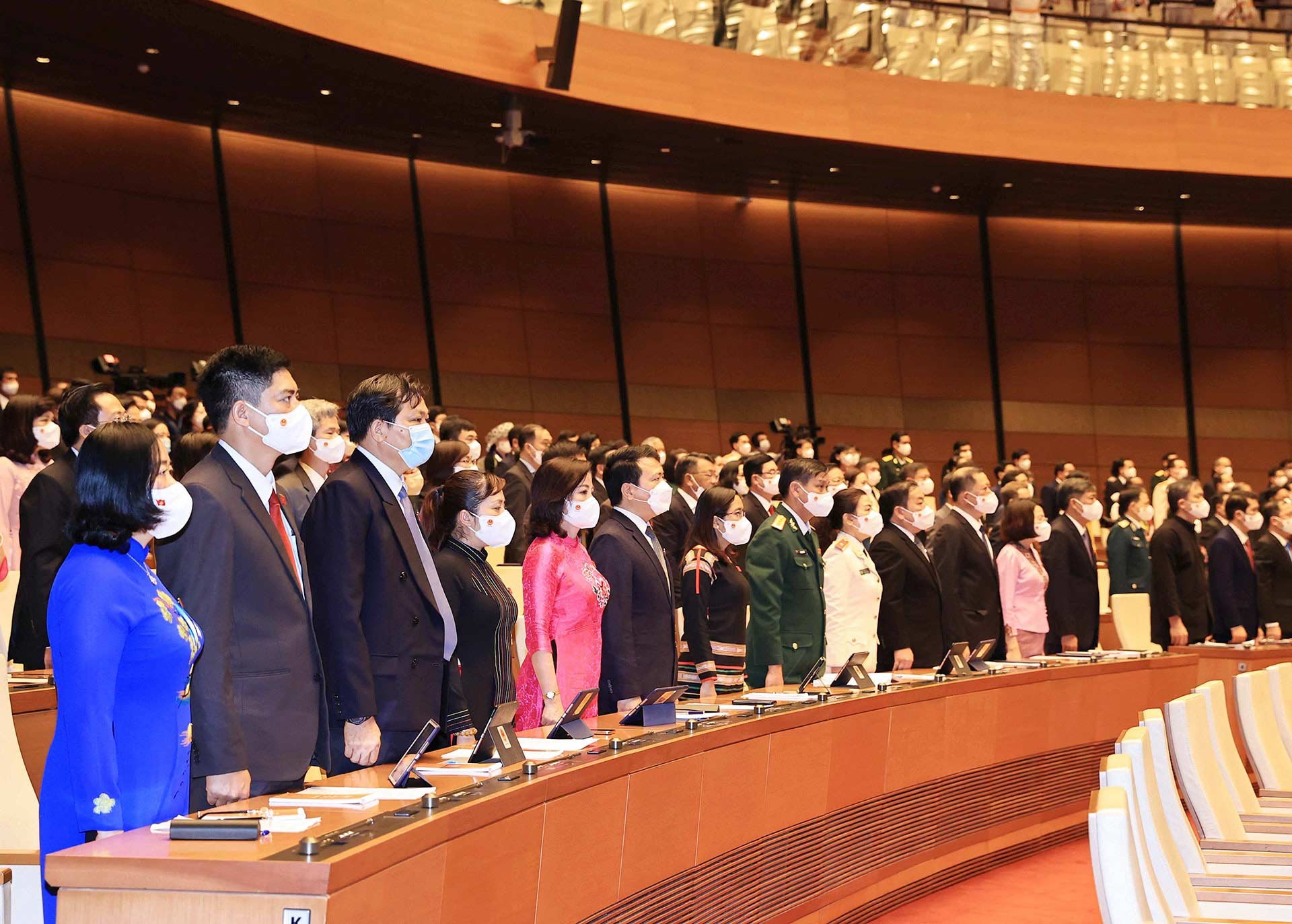 Toàn cảnh Phiên khai mạc Kỳ họp thứ nhất, Quốc hội khoá XV qua ảnh