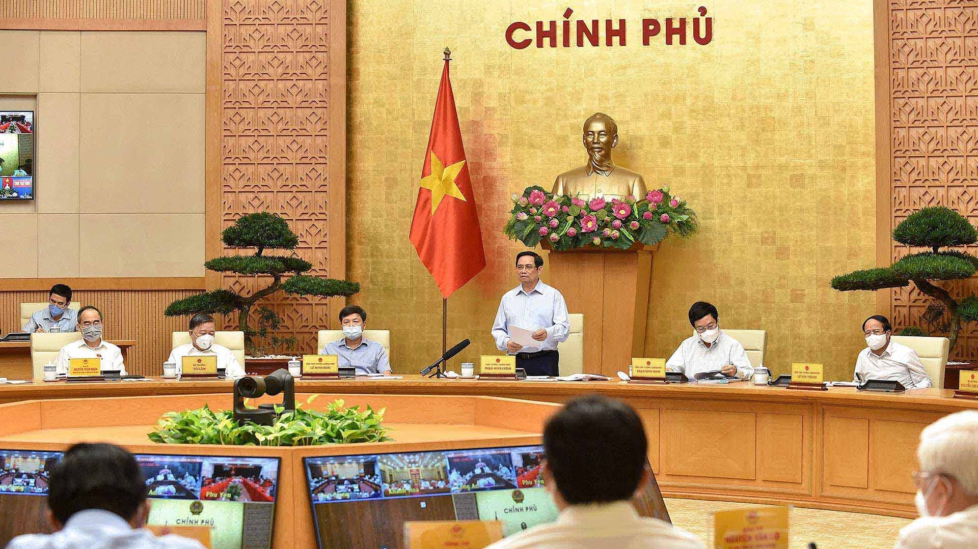 Nghị quyết của Chính phủ về các giải pháp cấp bách phòng, chống dịch Covid-19