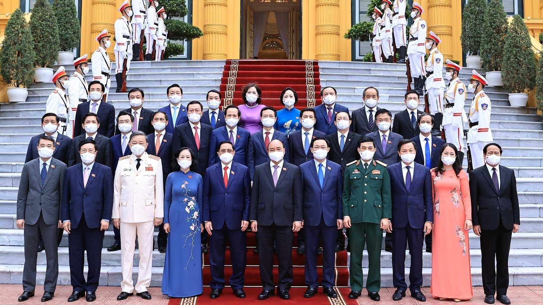 Chủ tịch nước Nguyễn Xuân Phúc trao Quyết định bổ nhiệm các thành viên Chính phủ nhiệm kỳ 2021-2026