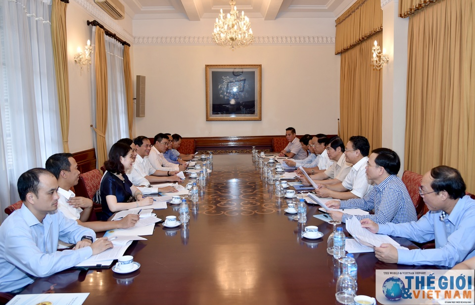 Thứ trưởng thường trực Bùi Thanh Sơn tiếp Đoàn công tác tỉnh Quảng Nam