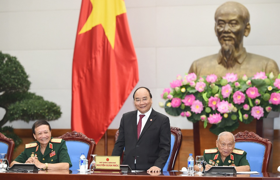 Thủ tướng gặp mặt Hội truyền thống Trường Sơn-Đường Hồ Chí Minh
