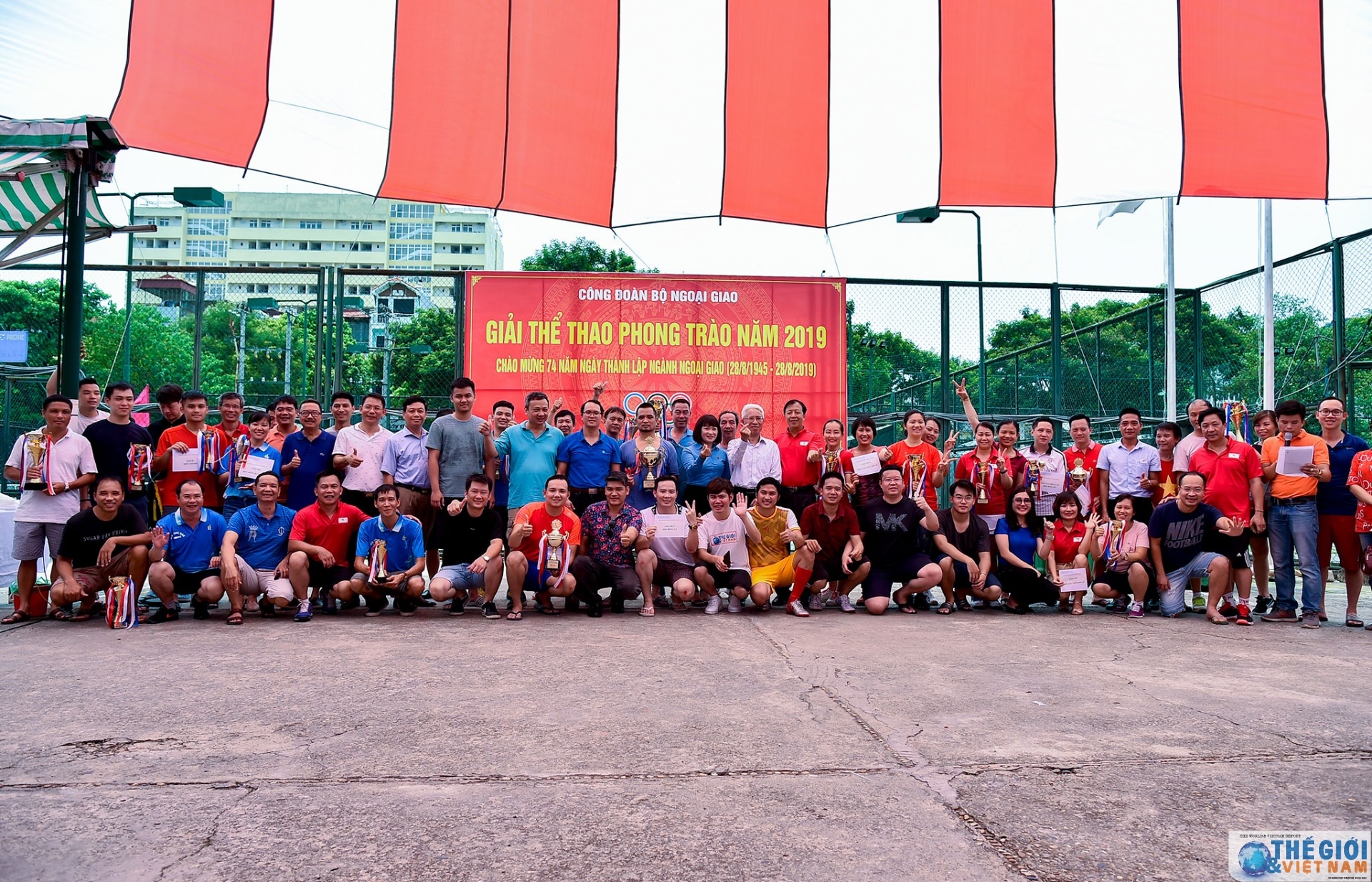 Bế mạc Giải thể thao phong trào Công đoàn Bộ Ngoại giao năm 2019