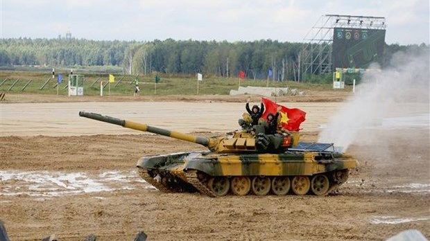 Bắn hạ được 4/5 bia, đội tuyển xe Tăng Việt Nam vào thi đấu bán kết Army Games 2020