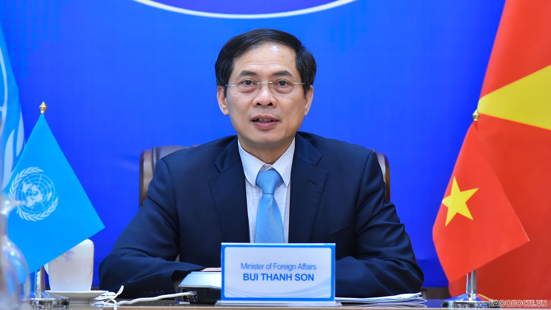 Bộ trưởng Ngoại giao Bùi Thanh Sơn hội đàm với Phó Tổng thư ký LHQ kiêm Thư ký điều hành ESCAP Bộ trưởng Ngoại giao Bùi Thanh Sơn hội đàm với Phó Tổng thư ký LHQ kiêm Thư ký điều hành ESCAP