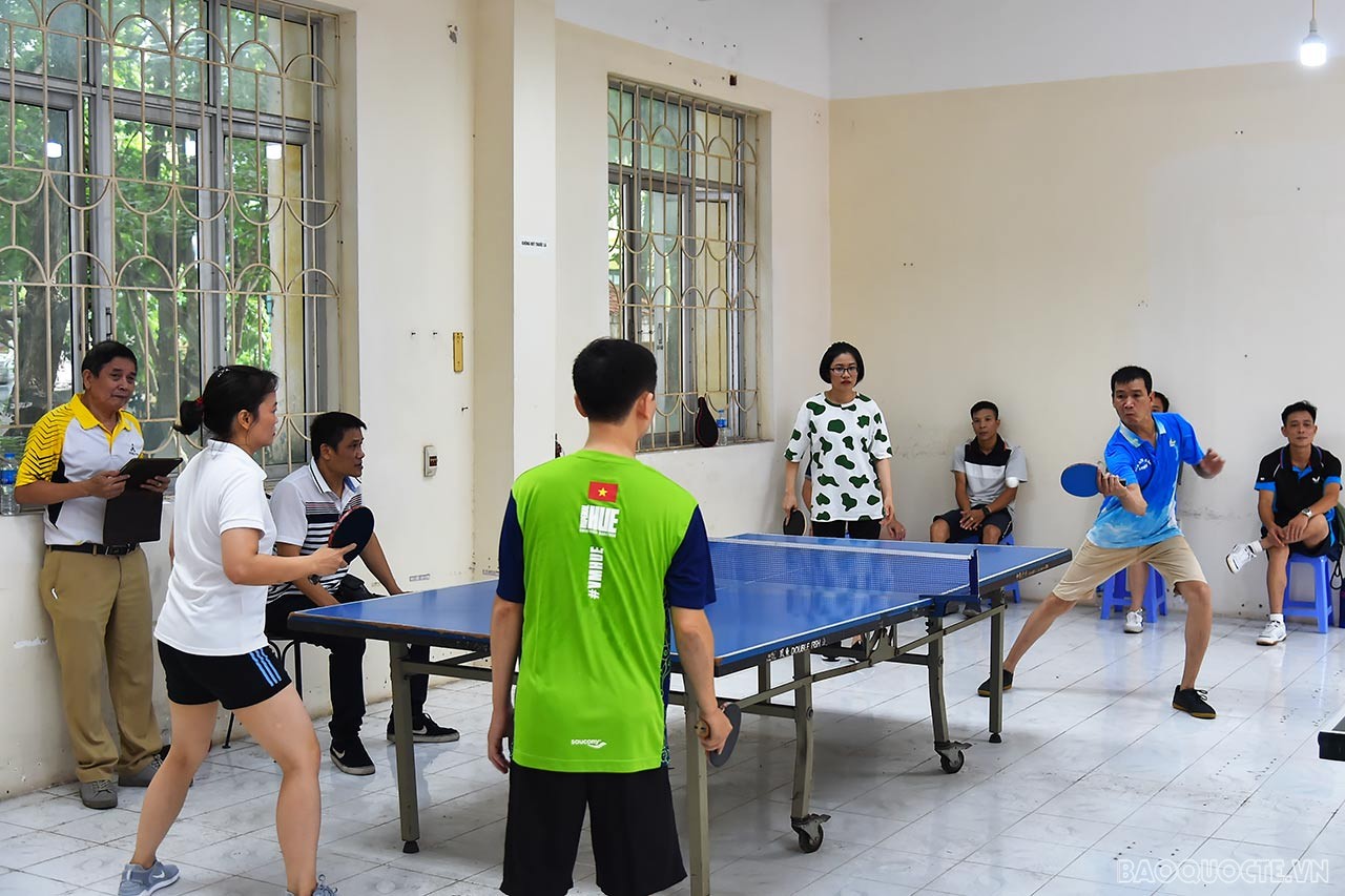 Hội thao chào mừng 77 năm ngày thành lập ngành Ngoại giao