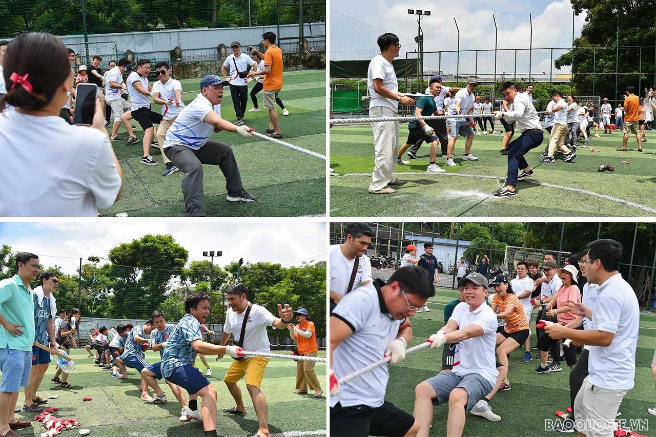 Hội thao chào mừng 77 năm ngày thành lập ngành Ngoại giao