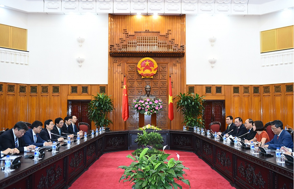 Thủ tướng Nguyễn Xuân Phúc tiếp Bộ trưởng Bộ Công an Trung Quốc