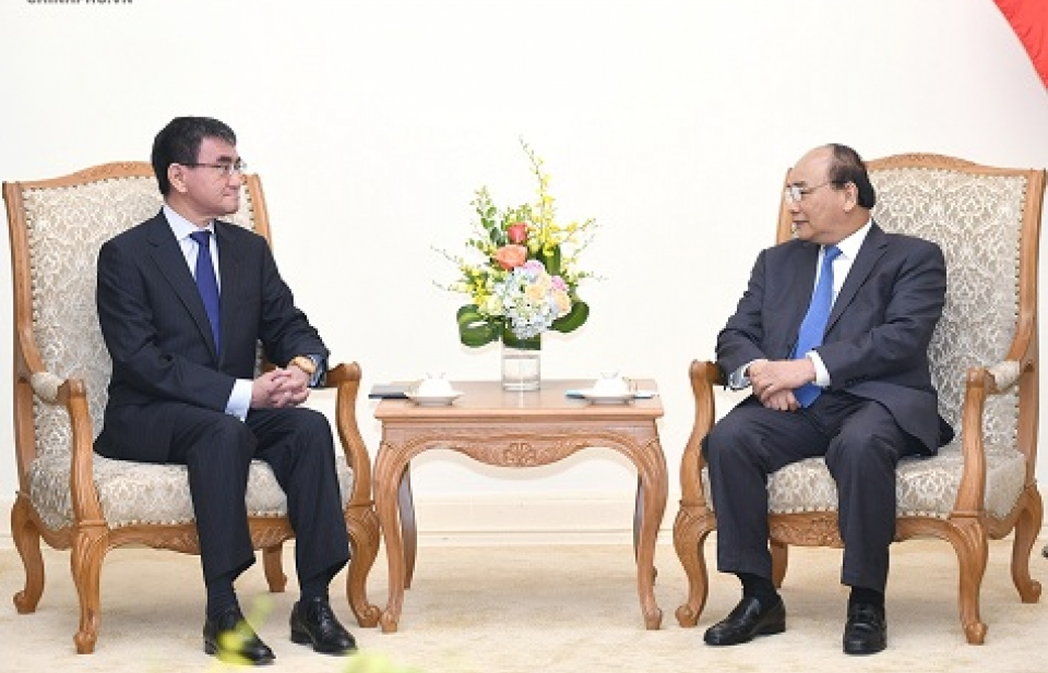 Thủ tướng tiếp Bộ trưởng Ngoại giao Nhật Bản