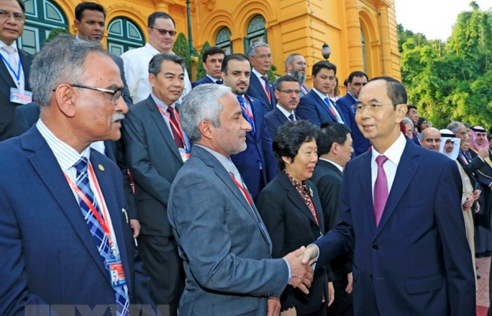 Chủ tịch nước tiếp các trưởng đoàn dự Đại hội ASOSAI lần thứ 14