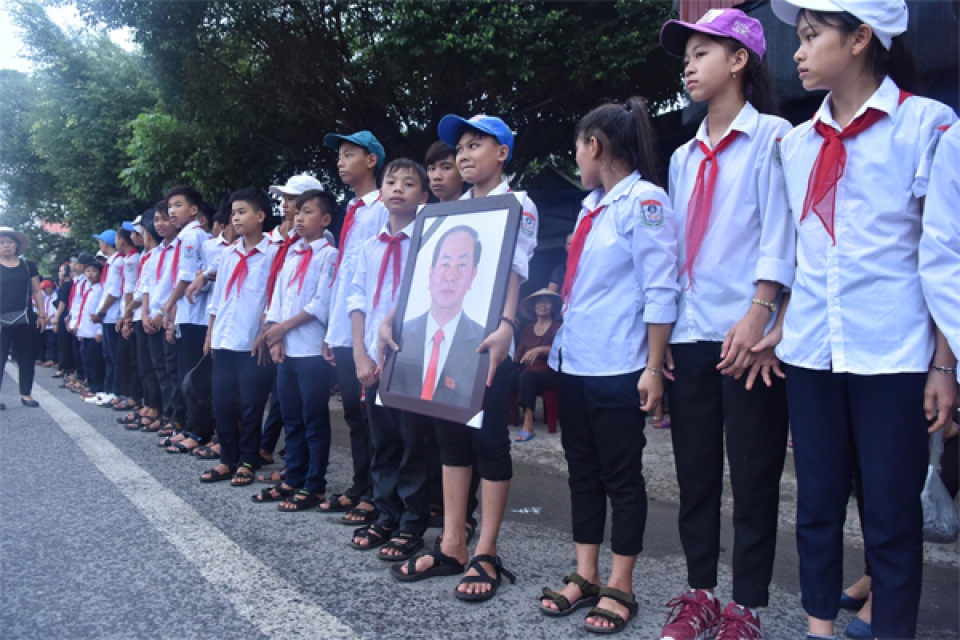 le truy dieu le an tang chu tich nuoc tran dai quang