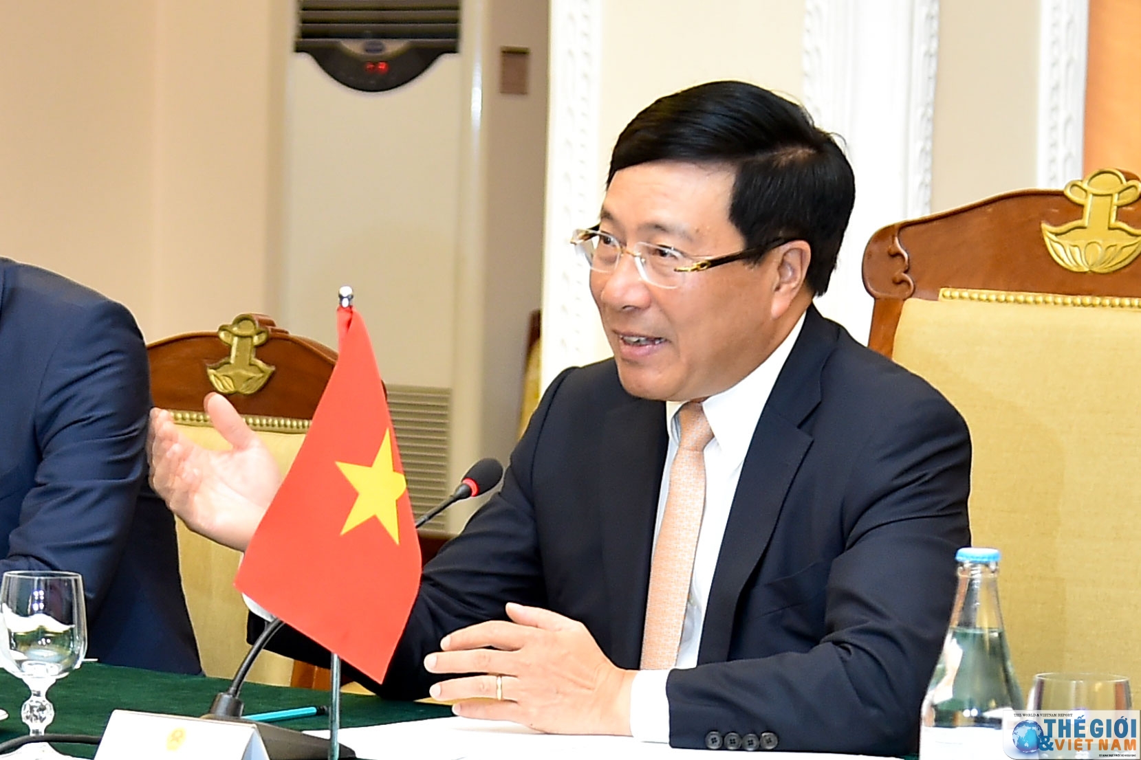 pho thu tuong pham binh minh don hoi dam voi bo truong ngoai giao nicaragua denis moncada