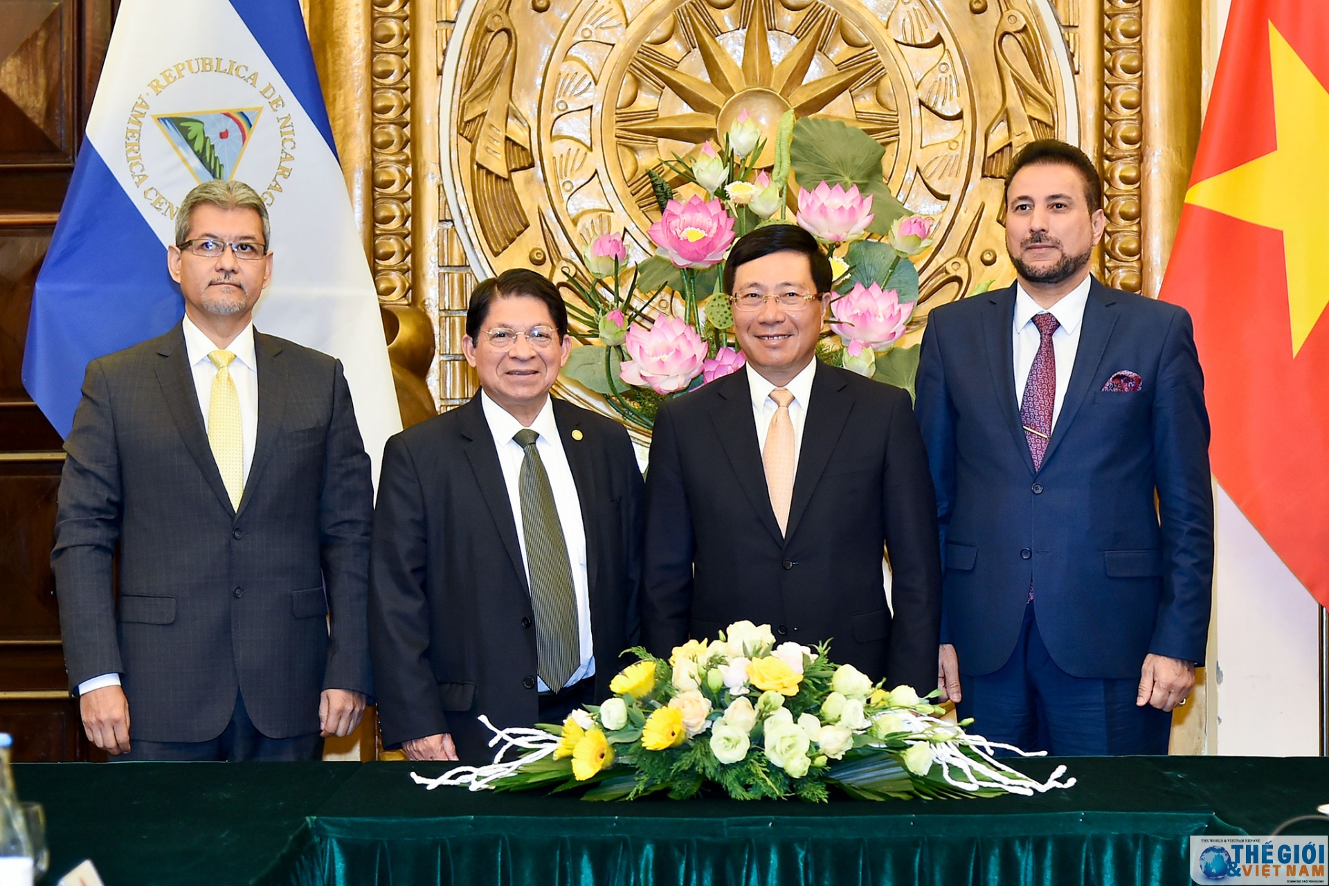 pho thu tuong pham binh minh don hoi dam voi bo truong ngoai giao nicaragua denis moncada