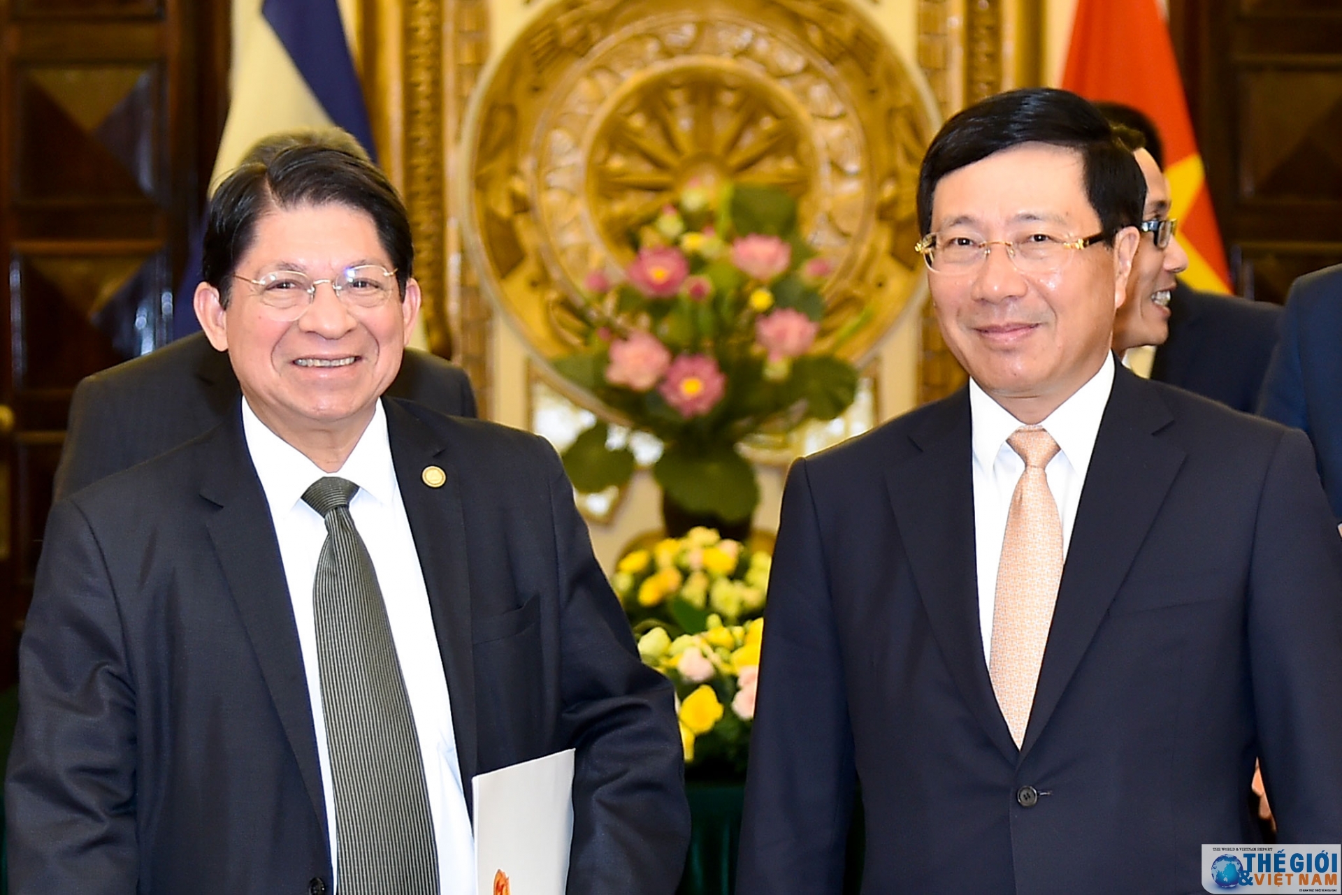 pho thu tuong pham binh minh don hoi dam voi bo truong ngoai giao nicaragua denis moncada