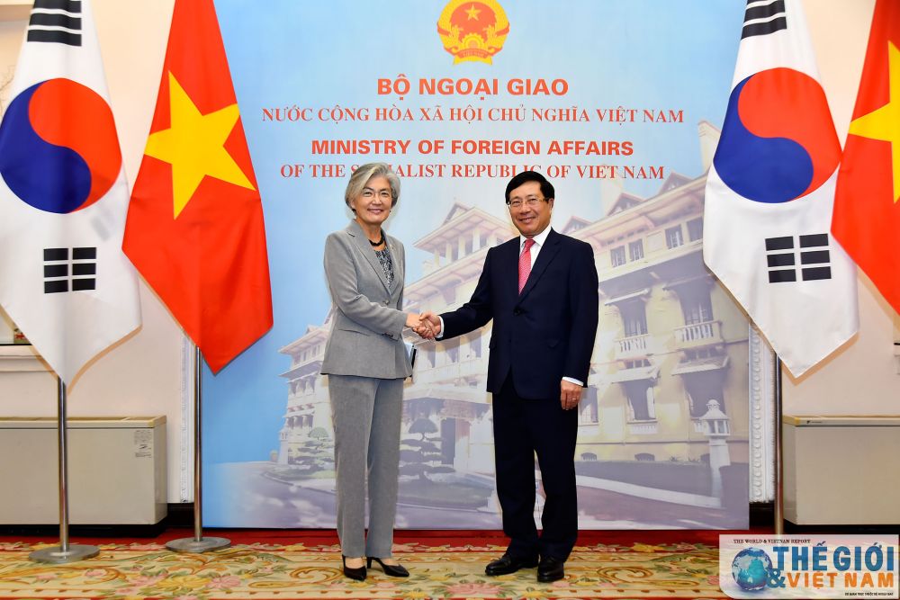 pho thu tuong pham binh minh don hoi dam voi bo truong ngoai giao han quoc kang kyung wha