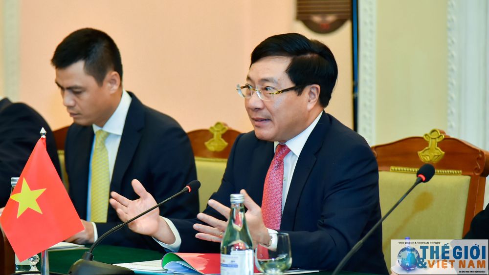 pho thu tuong pham binh minh don hoi dam voi bo truong ngoai giao han quoc kang kyung wha