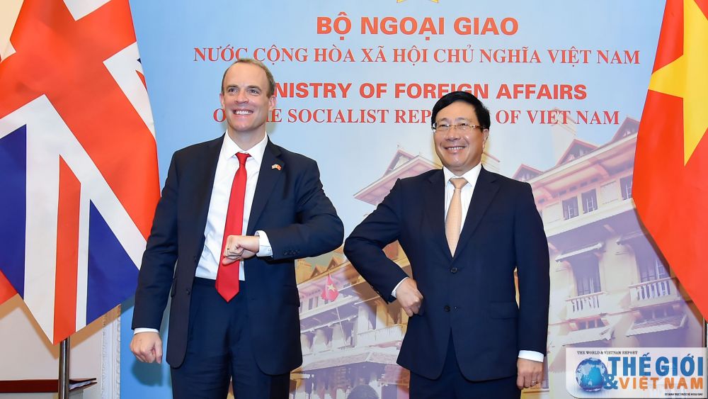 Phó Thủ tướng Phạm Bình Minh đón, hội đàm với Bộ trưởng Ngoại giao Anh Dominic Raab Tầm nhìn mới, xung lực mới cho quan hệ Việt Nam-Anh