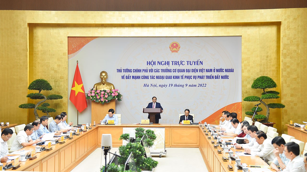 Thủ tướng Phạm Minh Chính: Tiếp tục quyết liệt xây dựng nền ngoại giao kinh tế phục vụ phát triển