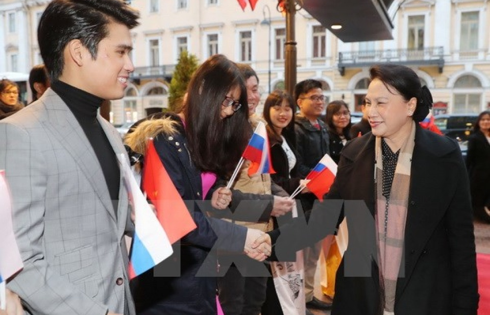 Chủ tịch Quốc hội đến Saint Petersburg, Liên bang Nga tham dự IPU-137