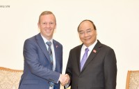 thu tuong nguyen xuan phuc tiep pho chu tich tap doan samsung