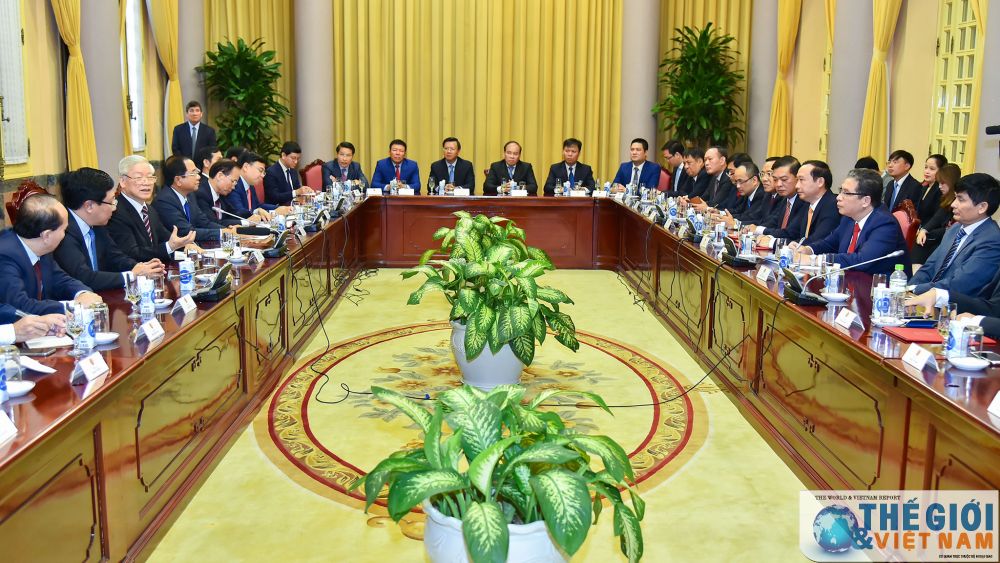 Tổng Bí thư, Chủ tịch nước trao Quyết định bổ nhiệm nhiệm kỳ 2020-2023 Toàn cảnh Tổng Bí thư, Chủ tịch nước tiếp các Đại sứ, Tổng Lãnh sự nhiệm kỳ 2020-2023