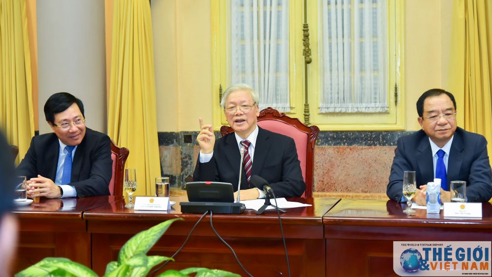 Tổng Bí thư, Chủ tịch nước trao Quyết định bổ nhiệm nhiệm kỳ 2020-2023 Toàn cảnh Tổng Bí thư, Chủ tịch nước tiếp các Đại sứ, Tổng Lãnh sự nhiệm kỳ 2020-2023
