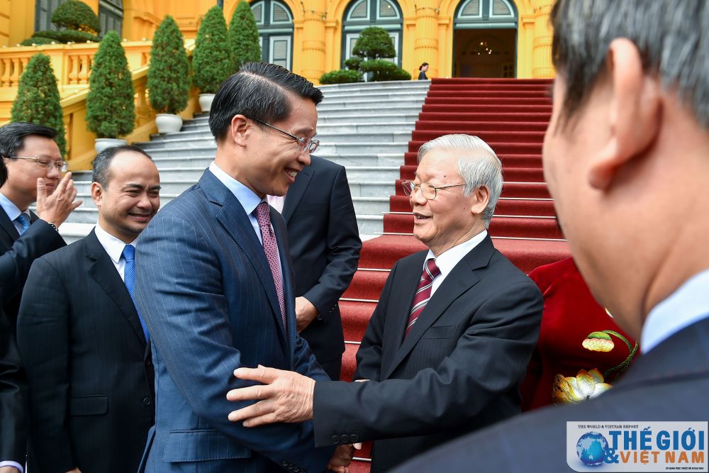 Tổng Bí thư, Chủ tịch nước trao Quyết định bổ nhiệm nhiệm kỳ 2020-2023 Toàn cảnh Tổng Bí thư, Chủ tịch nước tiếp các Đại sứ, Tổng Lãnh sự nhiệm kỳ 2020-2023