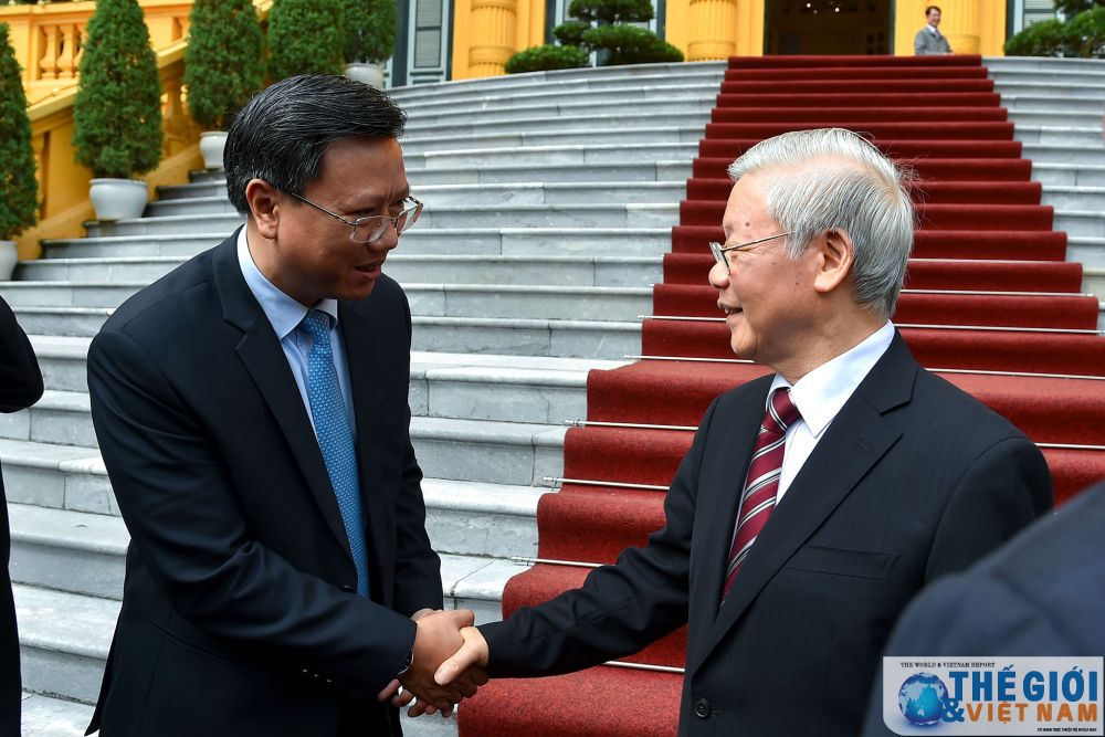 Tổng Bí thư, Chủ tịch nước trao Quyết định bổ nhiệm nhiệm kỳ 2020-2023 Toàn cảnh Tổng Bí thư, Chủ tịch nước tiếp các Đại sứ, Tổng Lãnh sự nhiệm kỳ 2020-2023