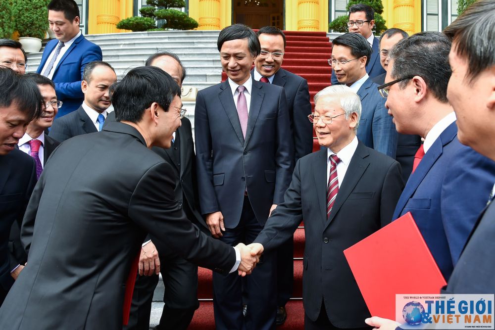 Toàn cảnh Tổng Bí thư Chủ tịch nước tiếp các Đại sứ Tổng Lãnh sự nhiệm kỳ 2020 2023 toan canh tong bi thu chu tich nuoc tiep cac dai su tong lanh su nhiem ky 2020 2023