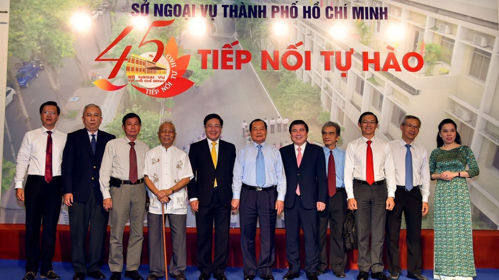 Phó Thủ tướng Phạm Bình Minh dự lễ kỷ niệm 45 năm thành lập Sở Ngoại vụ TP Hồ Chí Minh