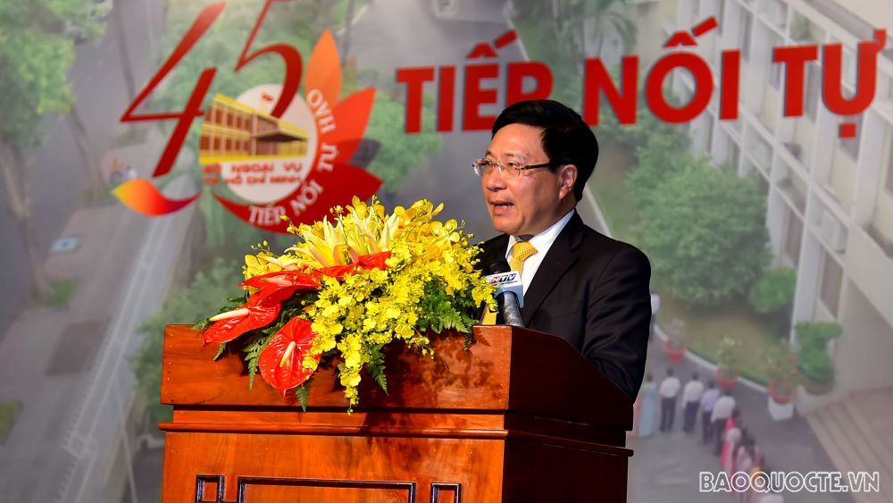 Phó Thủ tướng Phạm Bình Minh dự lễ kỷ niệm 45 năm thành lập Sở Ngoại vụ TP Hồ Chí Minh