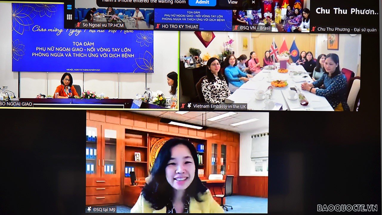 Toàn cảnh Lễ kỷ niệm Ngày Phụ nữ Việt Nam 20/10 của Bộ Ngoại giao qua ảnh Toàn cảnh Lễ kỷ niệm Ngày Phụ nữ Việt Nam 20/10 của Bộ Ngoại giao qua ảnh