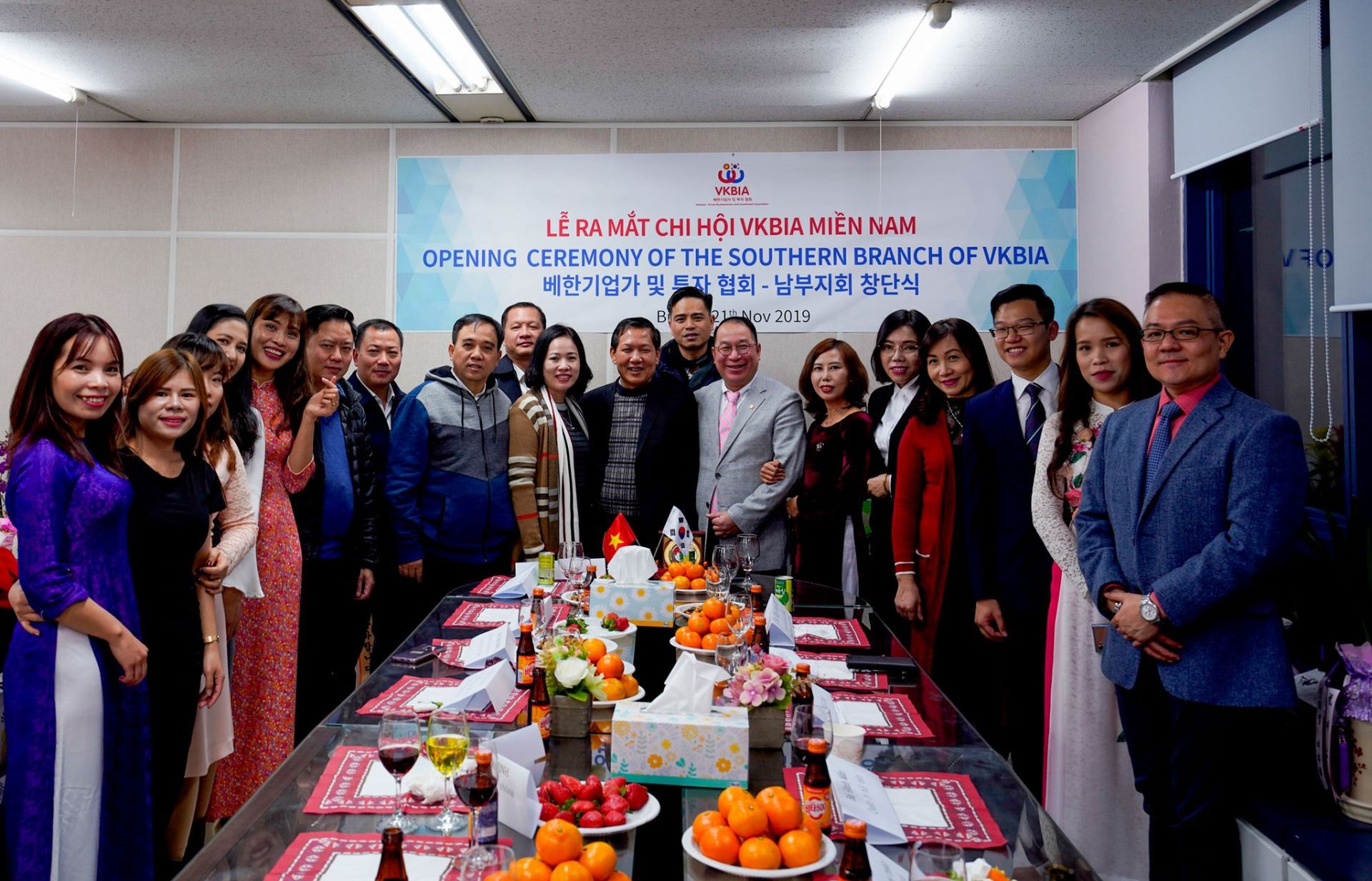 Lễ ra mắt Chi hội VKBIA miền Nam Hàn Quốc