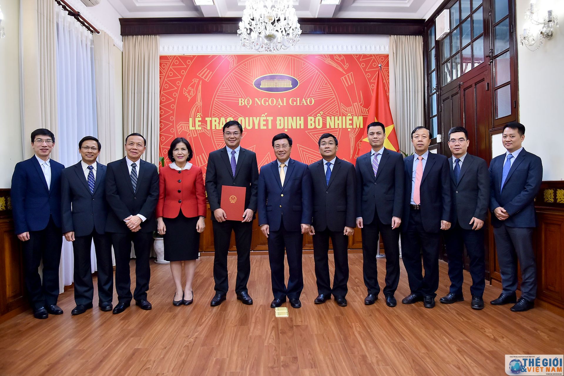 bo ngoai giao trao quyet dinh bo nhiem tro ly bo truong cho ong pham quang hieu