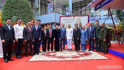 Lễ thượng cờ kỷ niệm 67 năm Quốc khánh Vương quốc Campuchia tại Hà Nội
