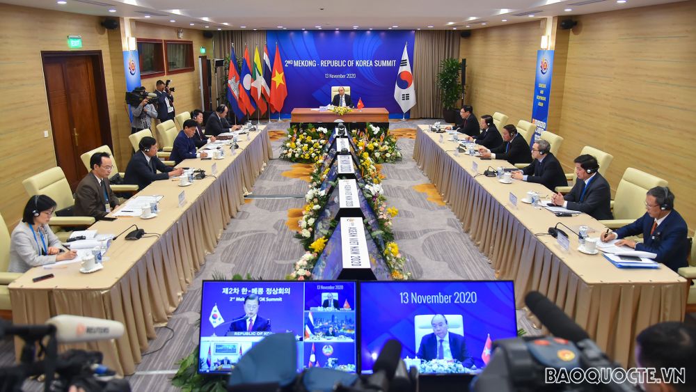 ASEAN 37: Khai mạc Hội nghị Cấp cao Mekong - Hàn Quốc lần thứ 2. (Ảnh: Tuấn Anh) ASEAN 37: Khai mạc Hội nghị Cấp cao Mekong - Hàn Quốc lần thứ 2. (Ảnh: Tuấn Anh)