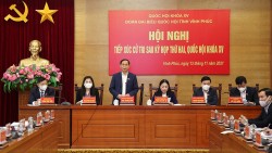 Bộ trưởng Ngoại giao Bùi Thanh Sơn tiếp xúc cử tri tại Vĩnh Phúc