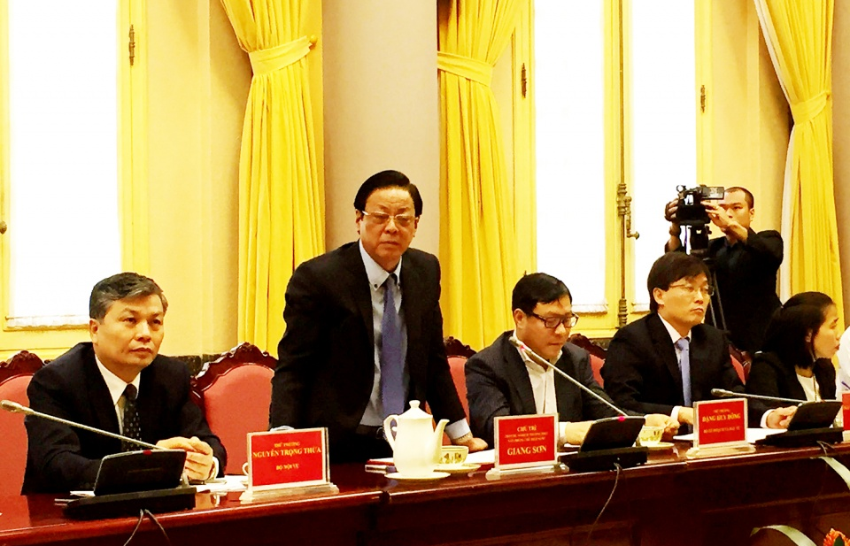 Văn phòng Chủ tịch nước họp báo công bố Lệnh của Chủ tịch nước