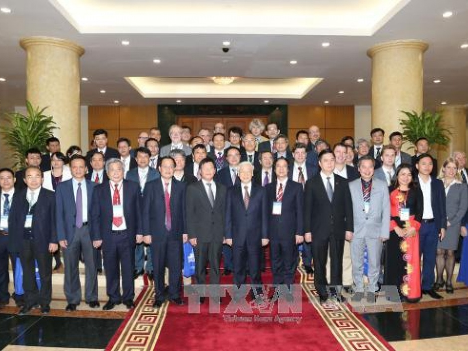 Tổng Bí thư tiếp đoàn đại biểu dự Hội thảo quốc tế Việt Nam học