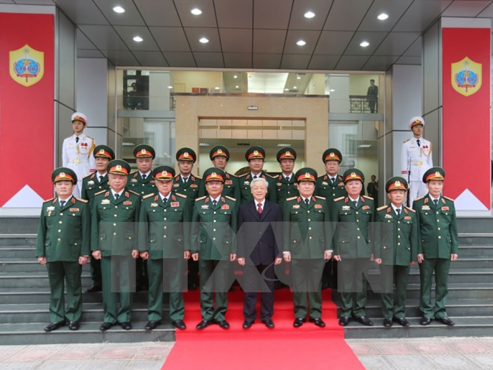 Tổng Bí thư thăm, làm việc với lực lượng tình báo quốc phòng