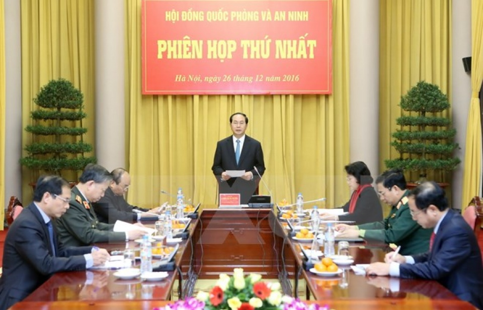 Chủ tịch nước chủ trì Phiên họp Hội đồng Quốc phòng và An ninh