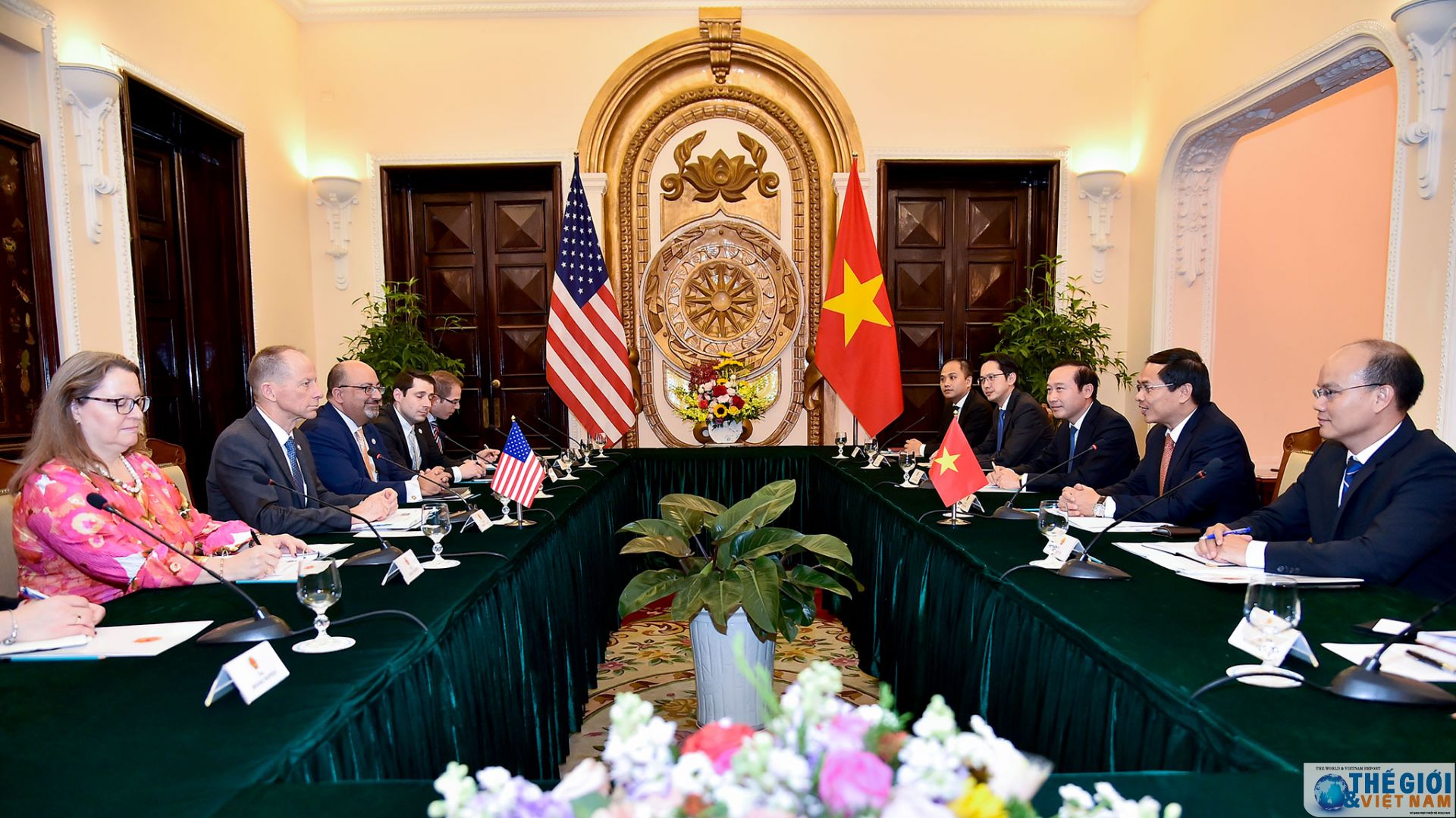 Thứ trưởng Thường trực Bùi Thanh Sơn hội đàm Trợ lý Ngoại trưởng Hoa Kỳ David Stilwell thu truong thuong truc bui thanh son hoi dam tro ly ngoai truong hoa ky david stilwell