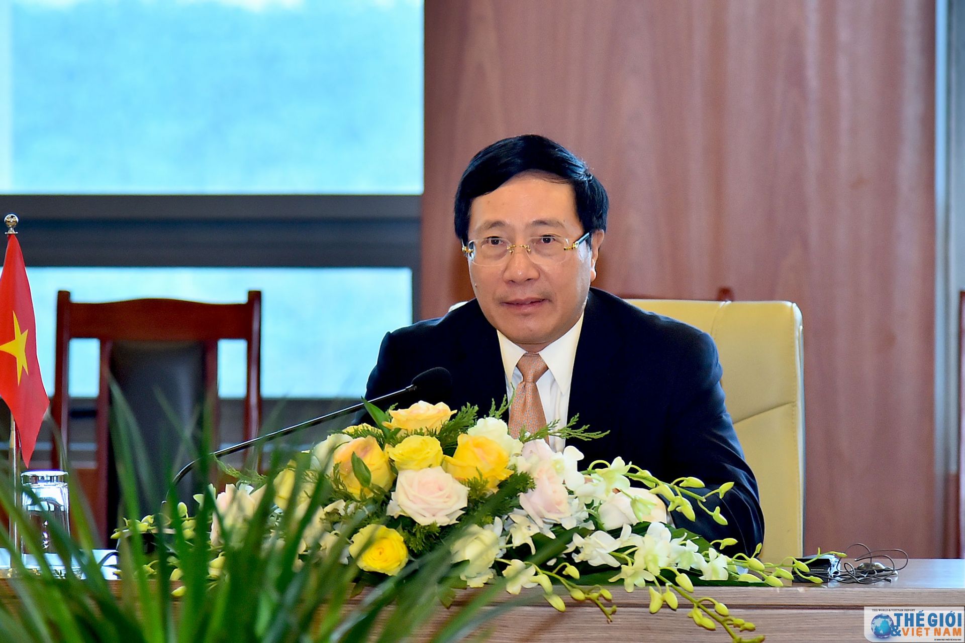 pho thu tuong pham binh minh tiep hoi dam voi bo truong ngoai giao indonesia retno marsudi