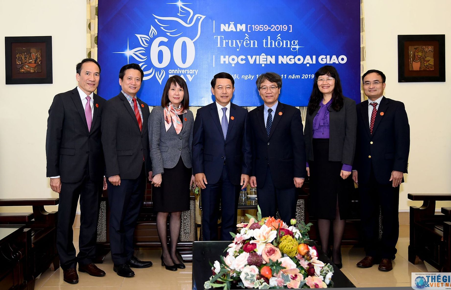 Bộ trưởng Ngoại giao Lào thăm, làm việc tại Học viện Ngoại giao